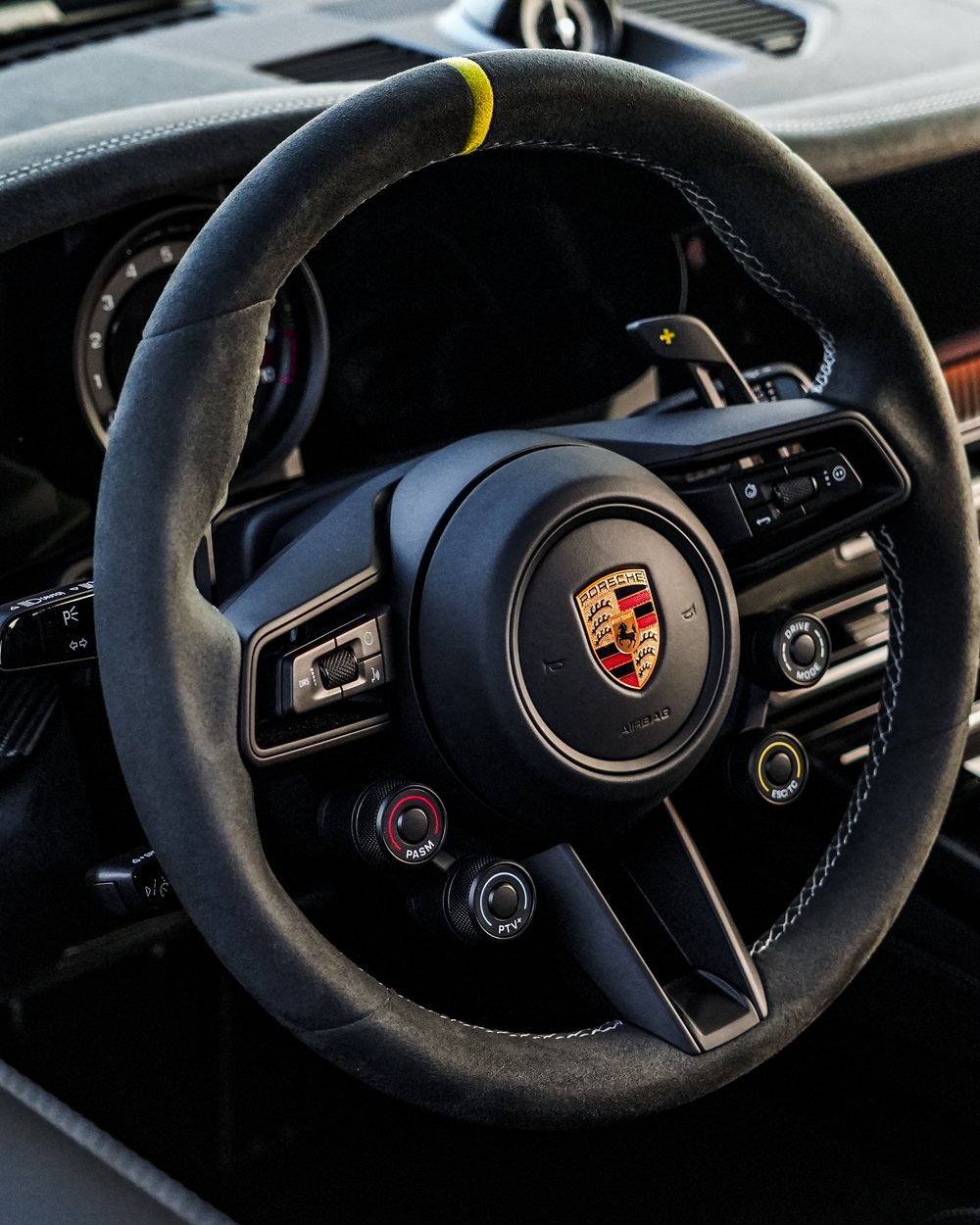 Innenraum des Porsche GT3 RS nach der Aufbereitung
